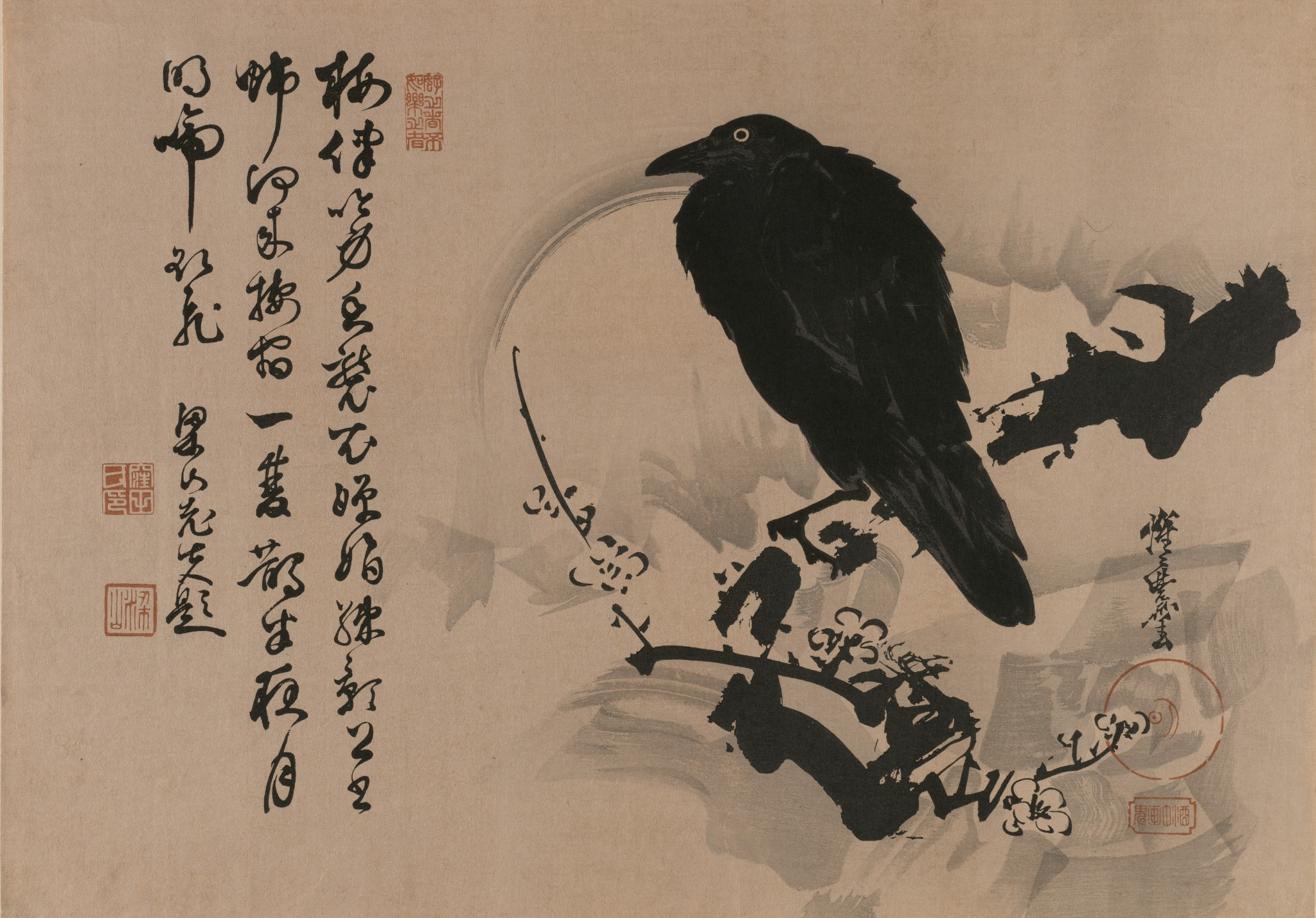 Artwork: Crow On Plum